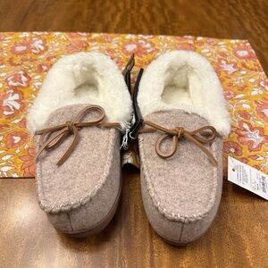 SONOMA women’s Good For Life Moccasin Fur Lined Slippers